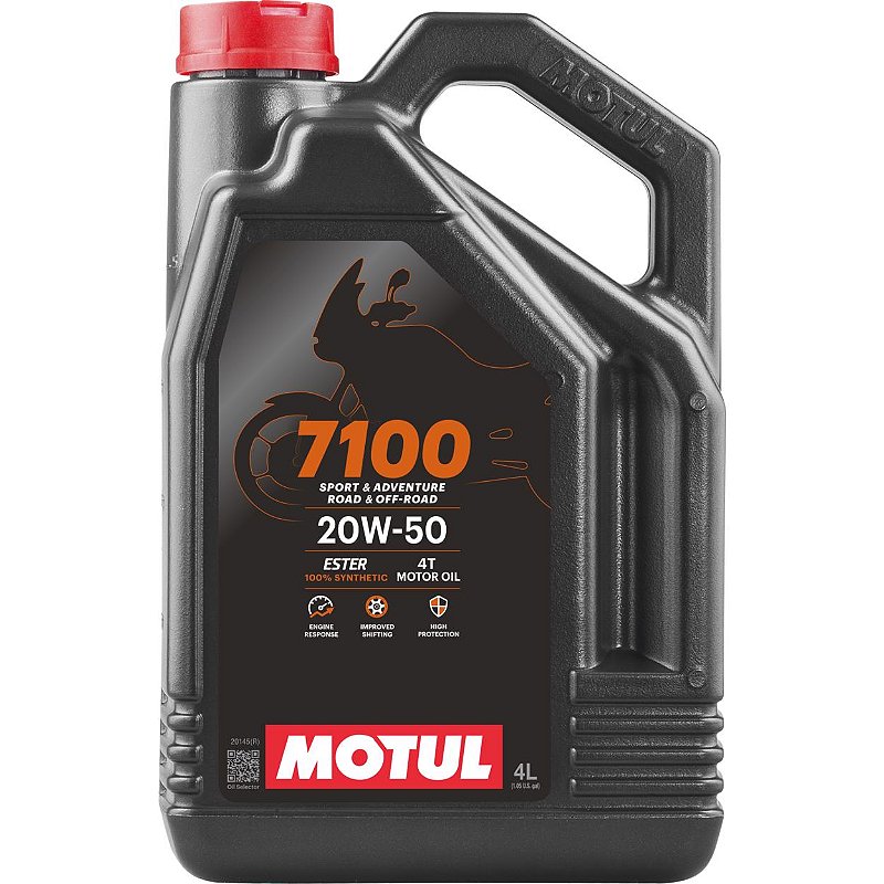 Óleo Motul 7100 20W50 4T 4L Sintético - Fisch Moto Center