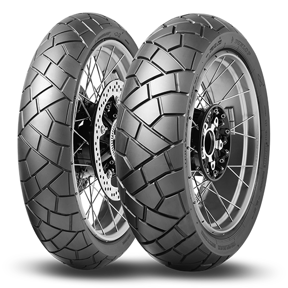 Par Pneus Dunlop Trailmax Mixtour 90/90-21+150/70-18 - Fisch Moto