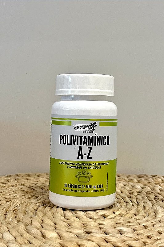 POLIVITAMINICO A-Z SUP.ALIMENTAR - Vegetal do Brasil - Loja de Fábrica