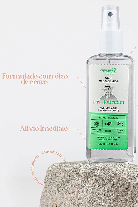 OLEO MASSAGEADOR DR JOURDAM - Vegetal do Brasil - Loja de Fábrica