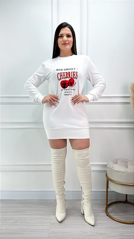 Vestido Moletom Oversized Melody