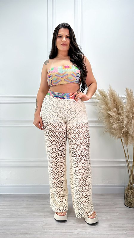 Conjunto Cropped e Calça Maldivas