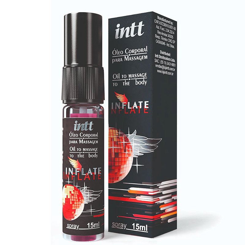 Gel Inflate Spray Sensação Aumento Do Pênis Clitóris Pulsação Intt Cosmeticos Lust Of Love 7633