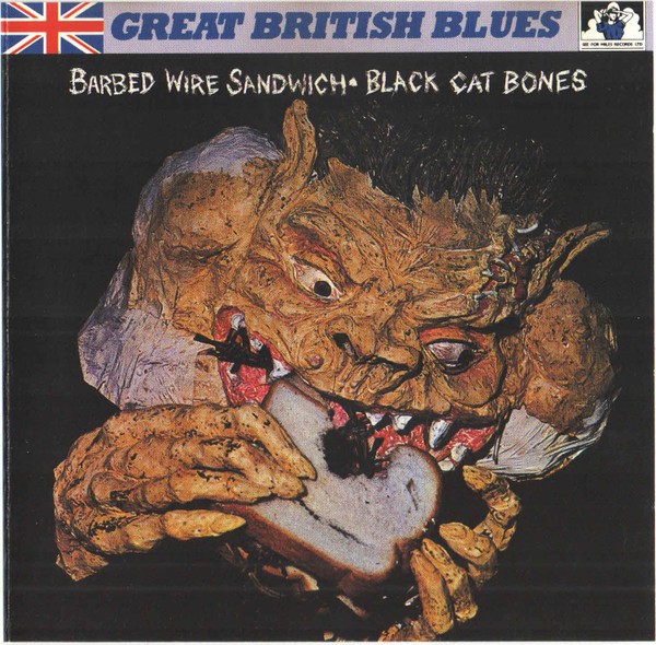 Black Cat Bones LPレコード 英国DECCA盤！ BLACK CAT BONES - BARBED WIRE SANDWICH - CD - Baratos Afins