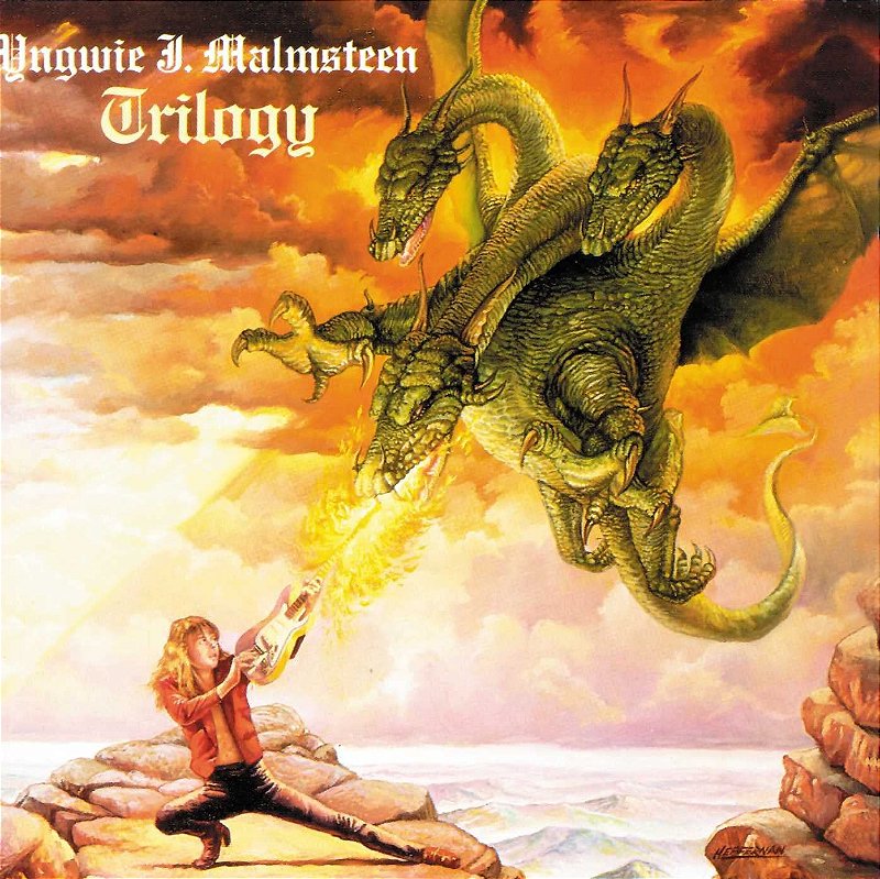 Y. Malmsteen Trilogy レコード YNGWIE MALMSTEEN - TRILOGY- LP - Baratos Afins