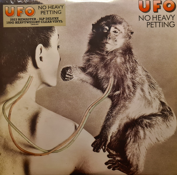 UFO/最新リマスター/NO HEAVY PETTING/LIGHTS OUT UFO - NO HEAVY PETTING - LP - Baratos Afins