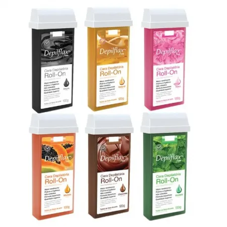 Cera Refil Roll On Depilflax 100g Oba Cílios