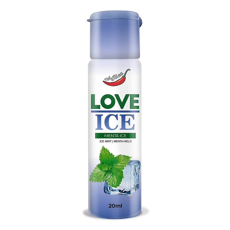 LOVE ICE MENTA 20ML - Chillies Cosméticos