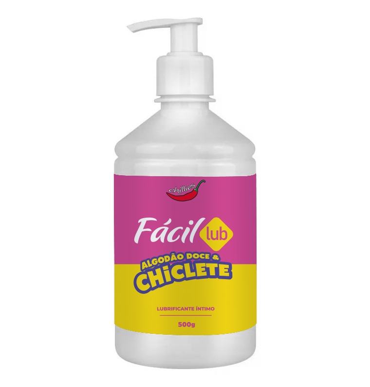 Fácil Lub Gél Lubrificante Beijável Chillies Chiclete Grande 500G