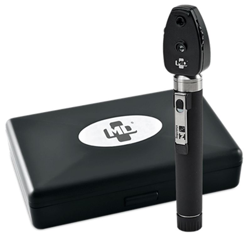 Oftalmoscópio 2.5V OMNI 3000 Xenon Halógena com Estojo Luxo e Lâmpada