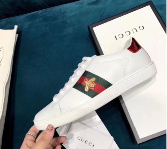 Tênis GUCCI Ace bordado - Per Favore