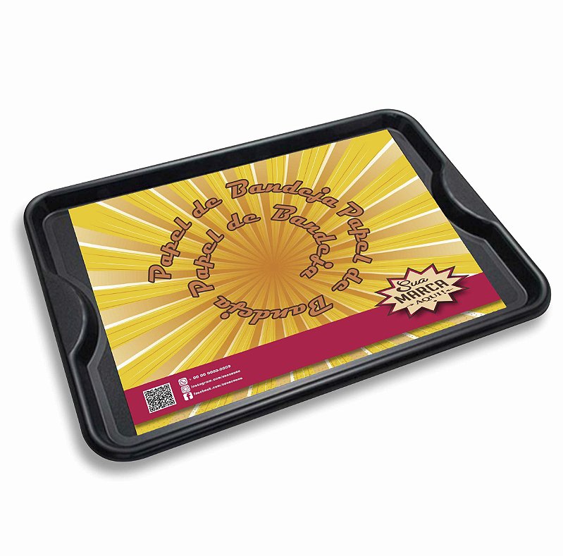 Papel Bandeja Personalizado - Trama - Embalagens e Etiquetas