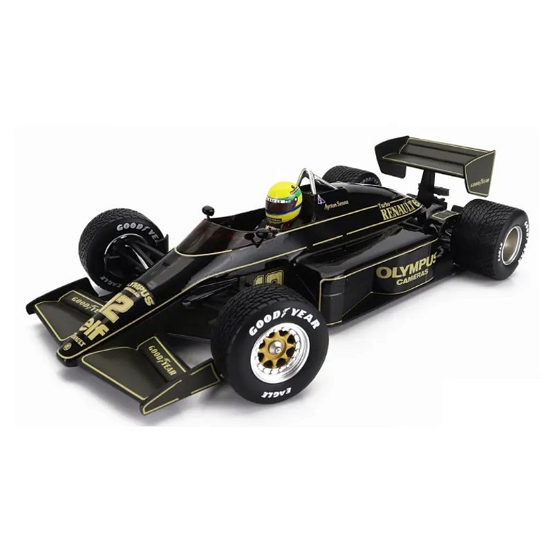 Miniatura Formula 1 Ayrton Senna - F1 Lotus Renault 97t 1985