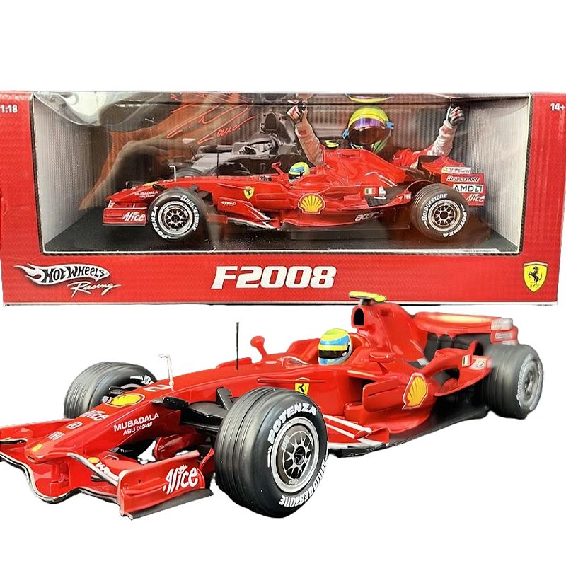 Miniatura Formula 1 Ferrari F2008 Felipe Massa 1/18 - AutoMOTIVO Store