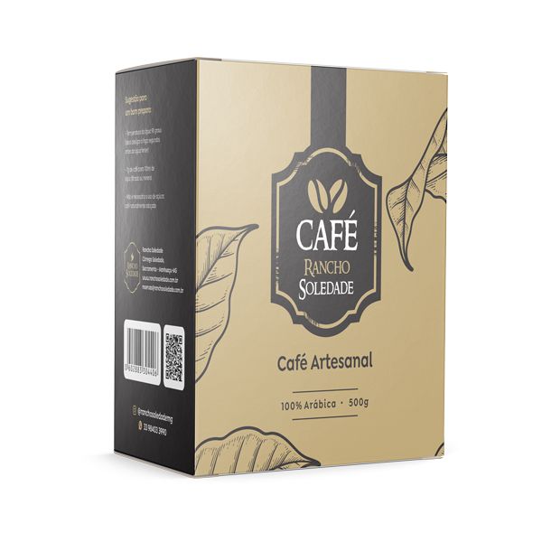 Café Artesanal Rancho Soledade em Grãos Torrado Box 500g - Edição para Presente