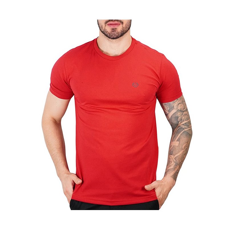 Camiseta VersatiOld Algodão Egípcio Vermelha VERSATIOLD