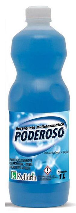 Detergente enzimático Poderoso Kelldrin - LITRO - Rossi Produtos  Hospitalares