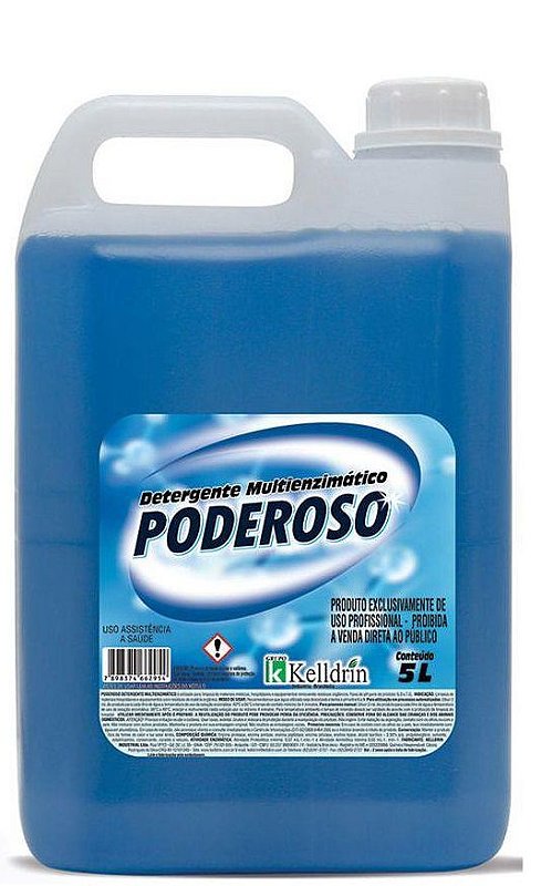 Detergente enzimático Poderoso Kelldrin - Galão - Rossi Produtos  Hospitalares