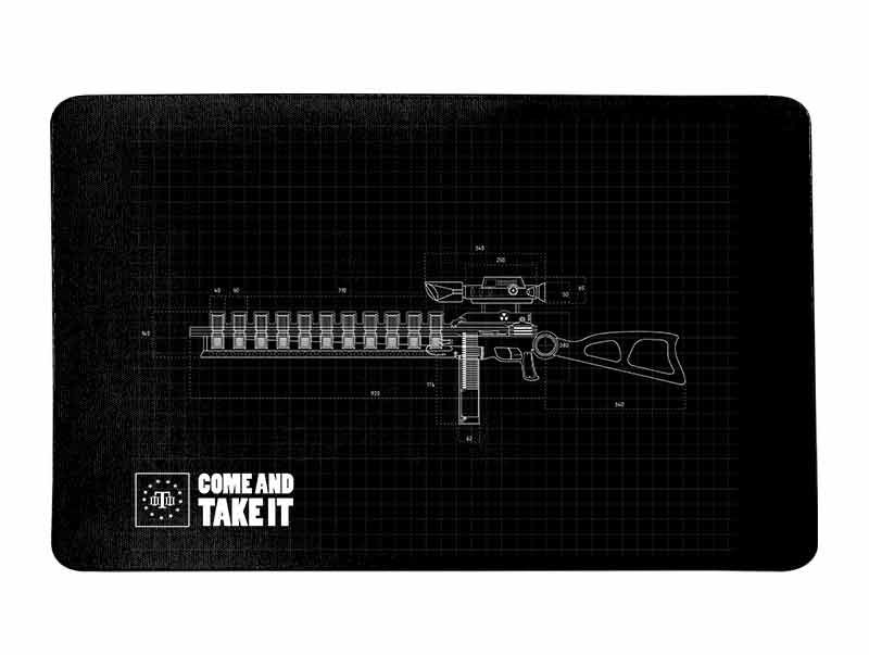 Tapete Militar Grunge Team Six Gun Blueprint Come And Take ...
