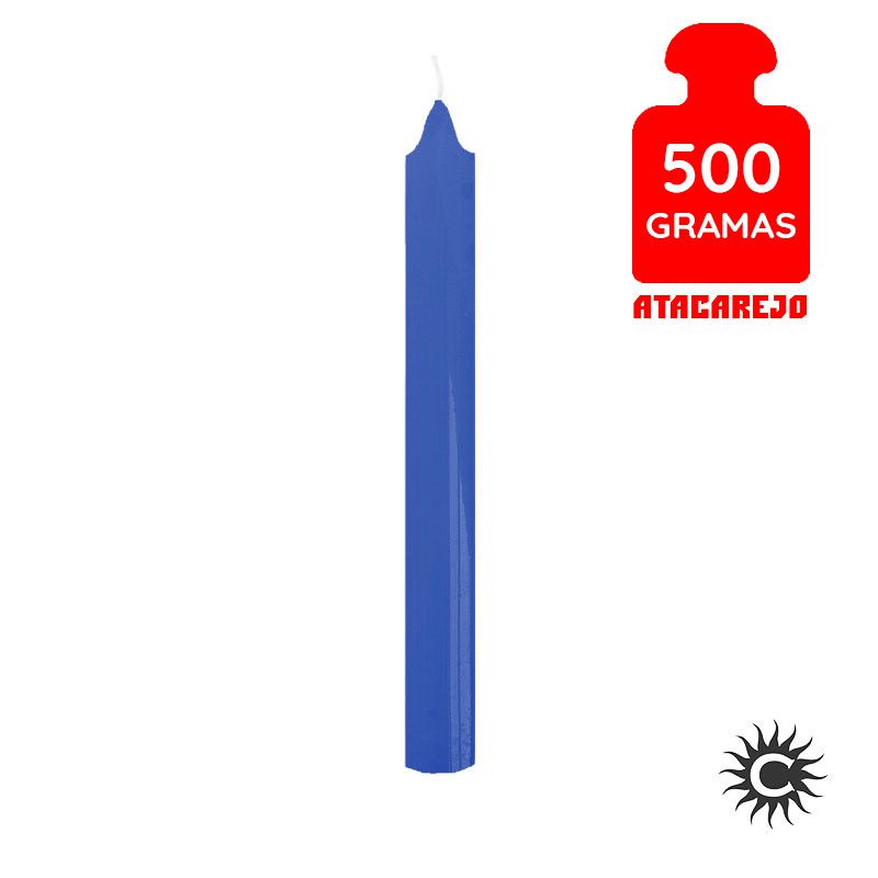 Vela Palito Azul Escura (17 Velas) Casa do Cigano A Maior Loja de Umbanda e Candomblé do