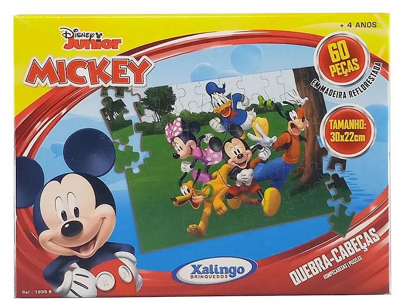 Puzzle Educativo 60 Peças Quebra Cabeça Princesas Disney