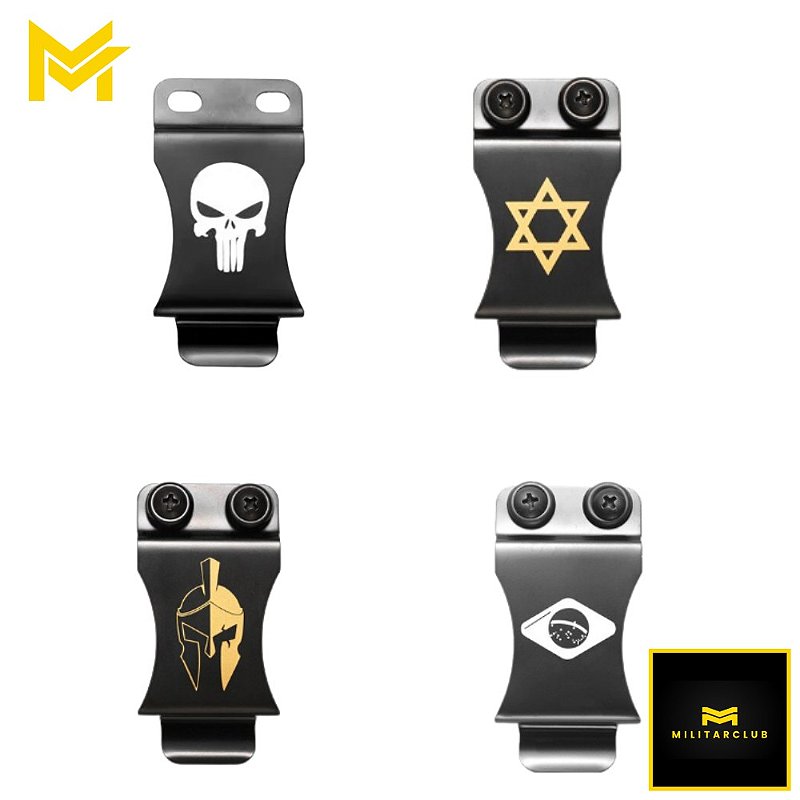 Clip de presilha de metal para Coldre Kydex Loja de airsoft equipamentos