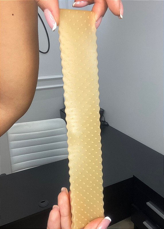 Faixa de silicone bege (Hair Grip)