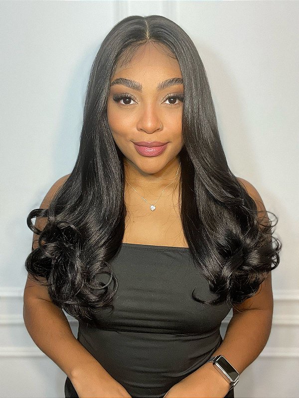 Lace Front Luiza Castanho Escuro