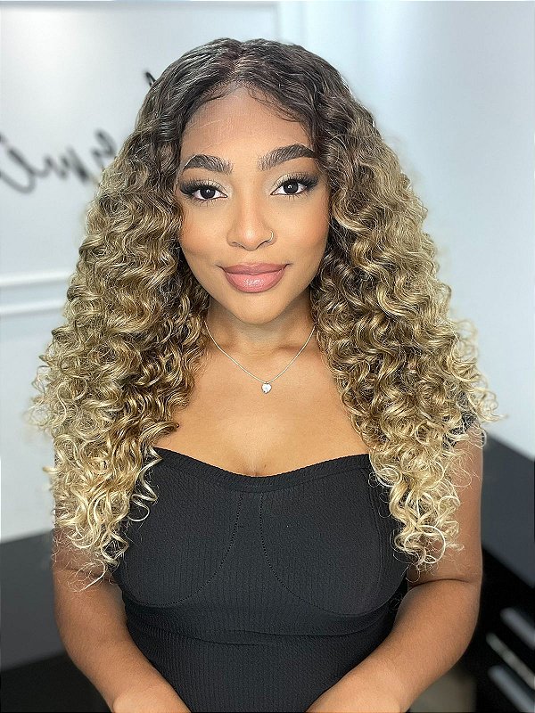 Lace Front Cassia Loira Ombre