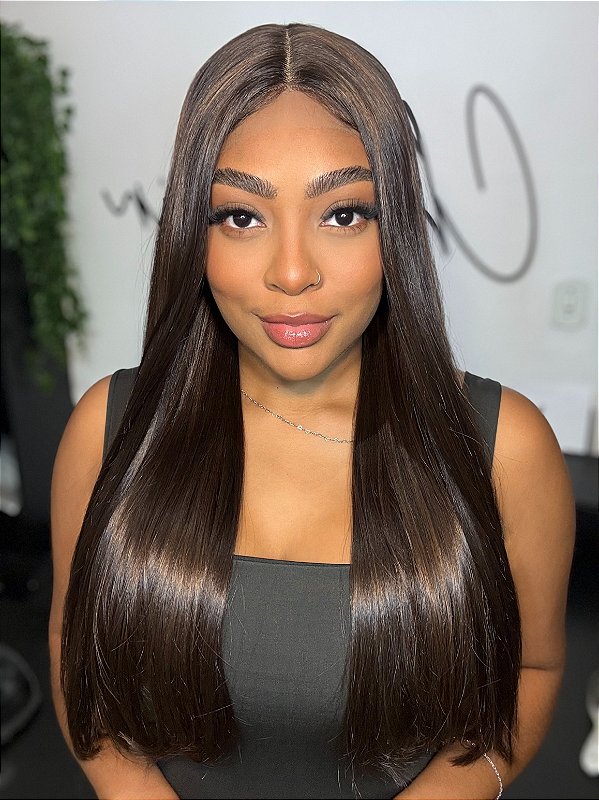 Lace Front Juliane Castanho Medio