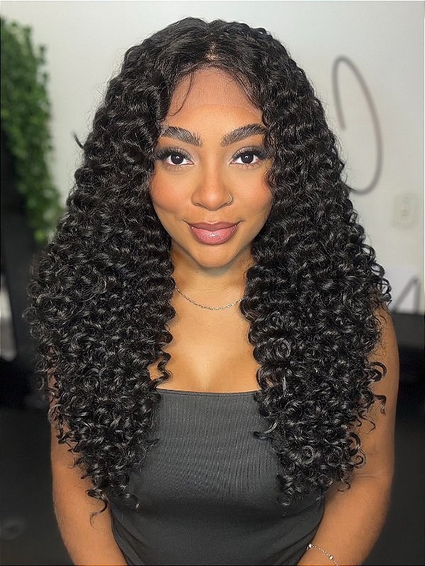 Lace Front Simone Castanho Escuro