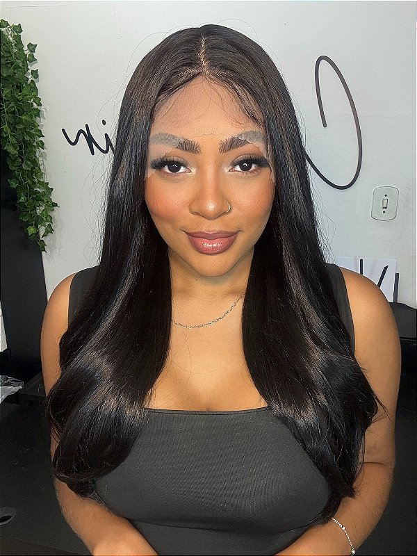 Lace Front Larissa Castanho Escuro