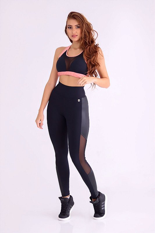 Legging Cirre com tule