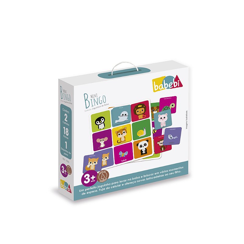 Kit 2 Jogos Educativos 4 anos 5 anos Jogo da Memoria e Jogo de Bingo - com  Bolsa + premium