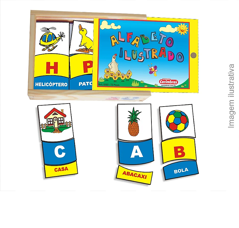 Jogo Educativo Para Alfabetização Infantil Dominó De Palavra Carimbras