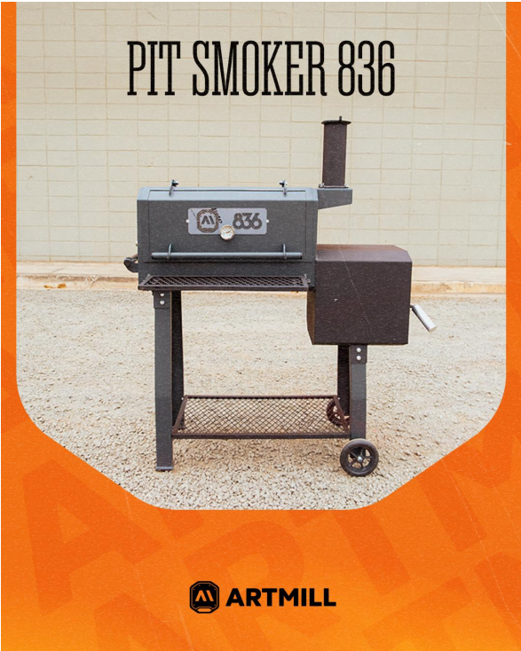 PitSmoker 836 – Defumador Compacto ArtMill (3 Cores) - Artmill