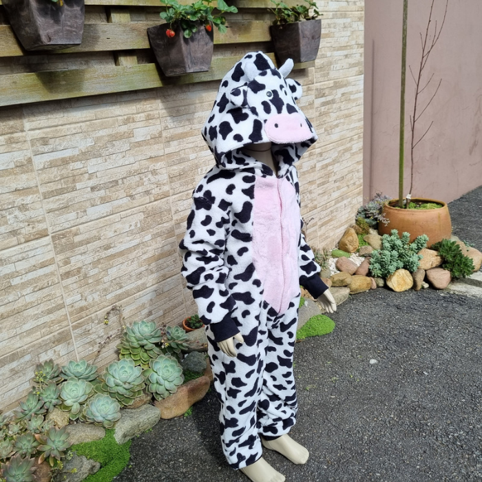 Kigurumi Pijama Macacão - Vaca