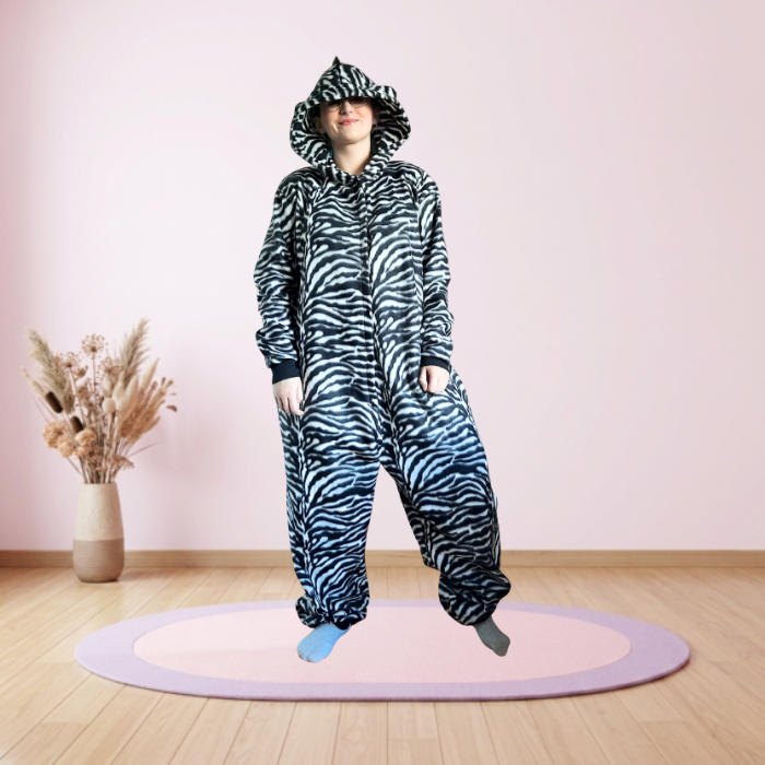 kigurumi フルセット Kigurumi Zebra – Macacão pijama divertido e estiloso - KireMaru