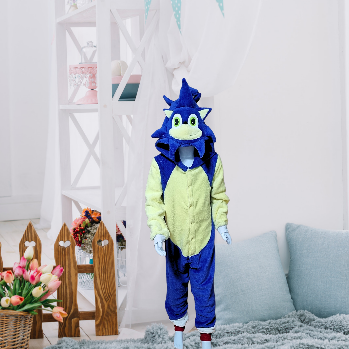 Kigurumi Pijama Macacão - Sonic