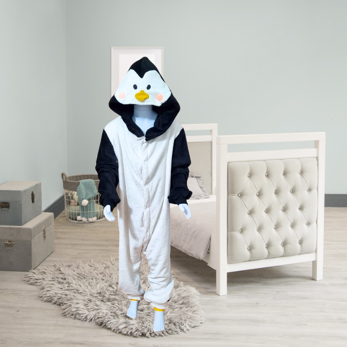 Kigurumi  Pijama Macacão   - Pinguim