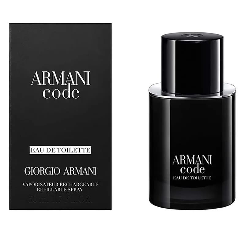 Armani Code Recarregável Masculino EDT 50ml Selo Adipec - Seculos