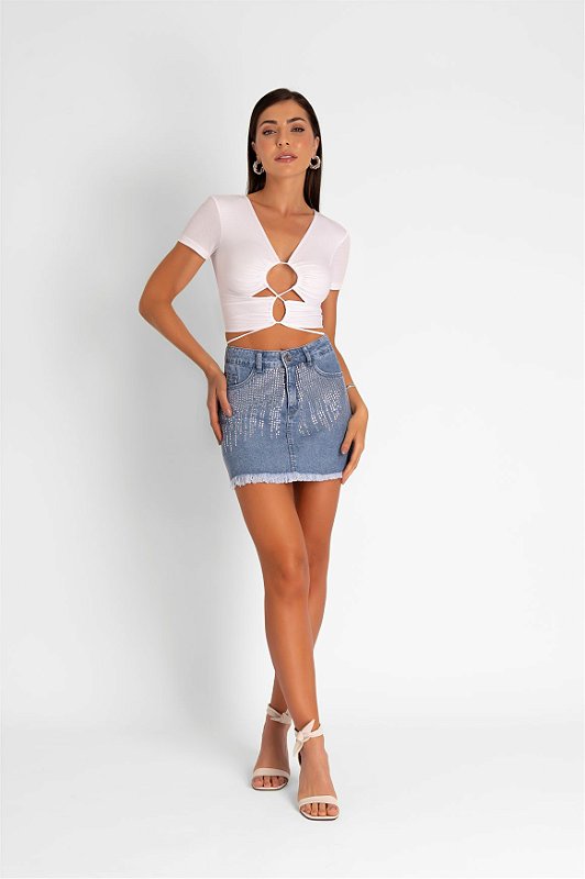 BLUSA CROPPED CUT OUT