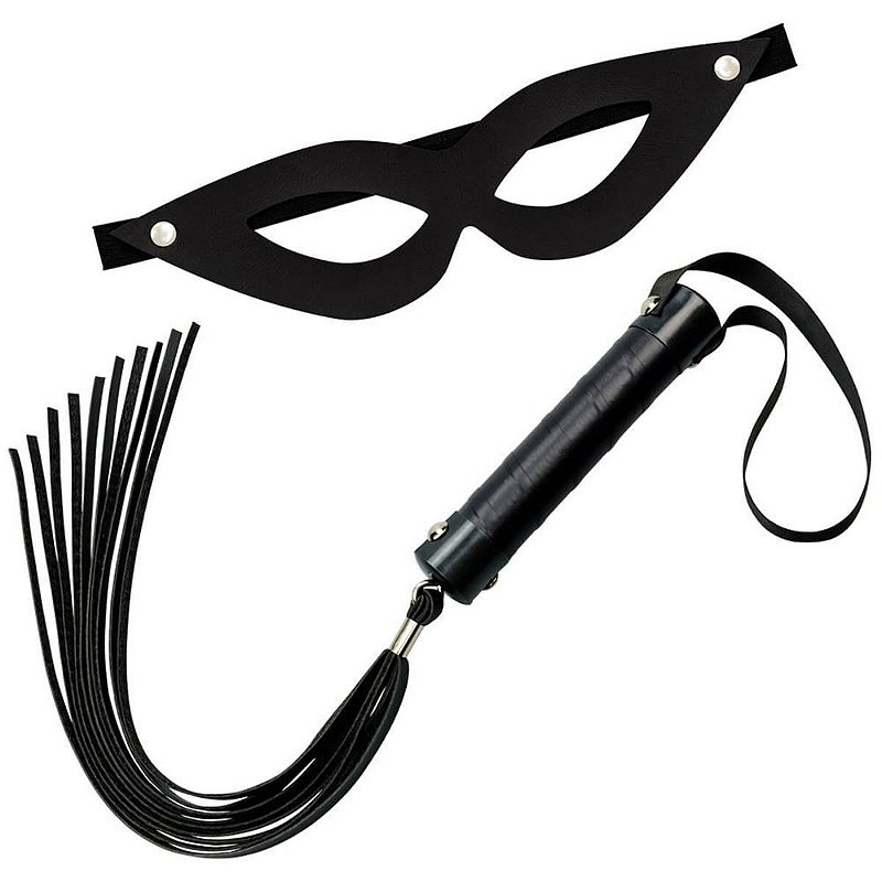 CHICOTE 40CM E MASCARA - KIT 1