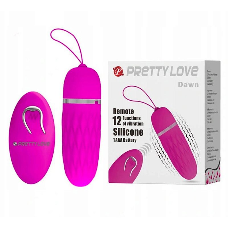 VIBRADOR COM CONTROLE REMOTO DAWN 12 VIBRAÇÃO
