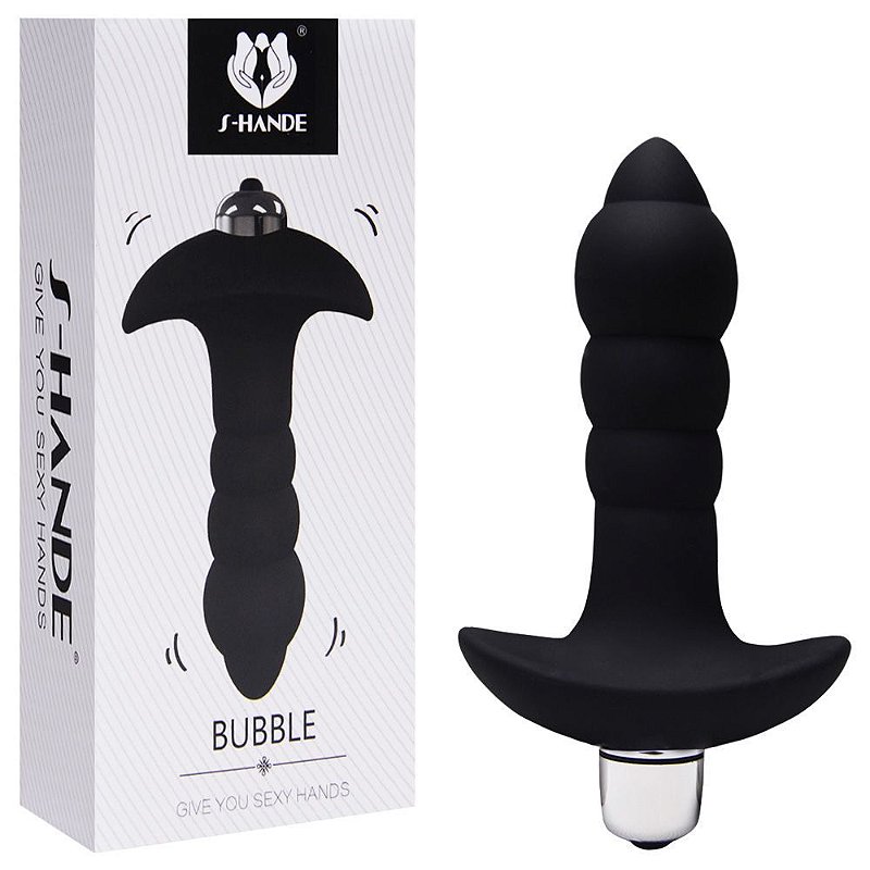 PLUG ANAL COM VIBRO BUBBLE