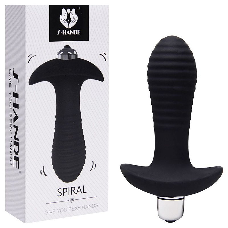PLUG ANAL COM VIBRO SPIRAL