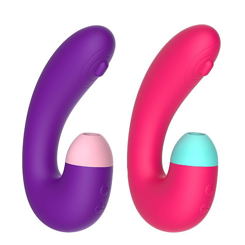 VIBRADOR E SUGADOR RECARREGAVEL DIKA
