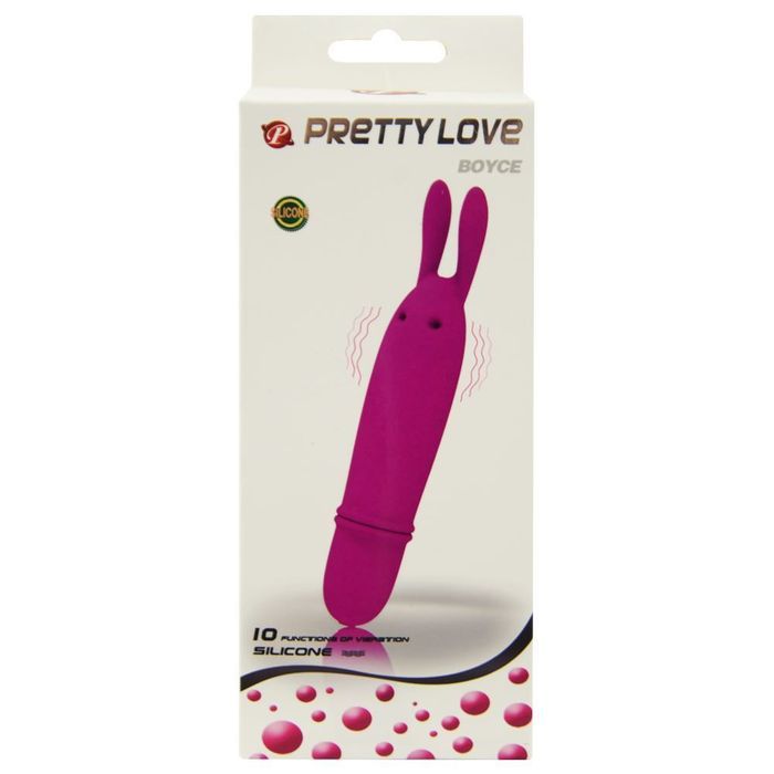 VIBRADOR RECARREGAVEL 10 VIBRAÇOES PRETTY LOVE BOYCE