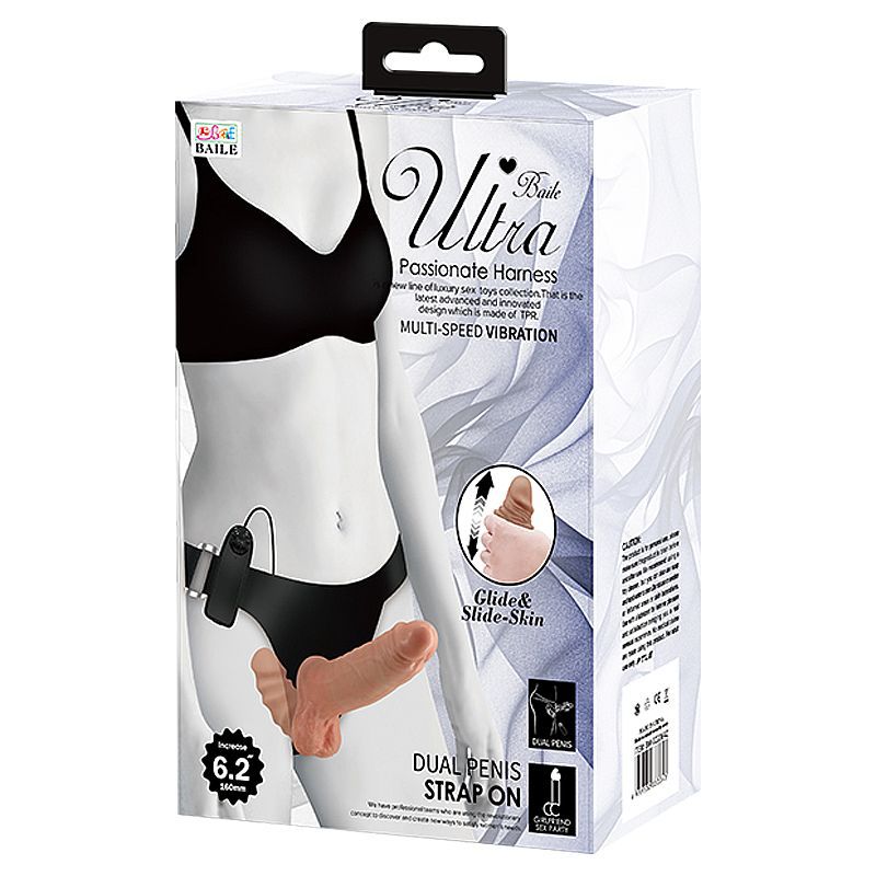 CINTA COM PRÓTESE DUPLA E VIBRO