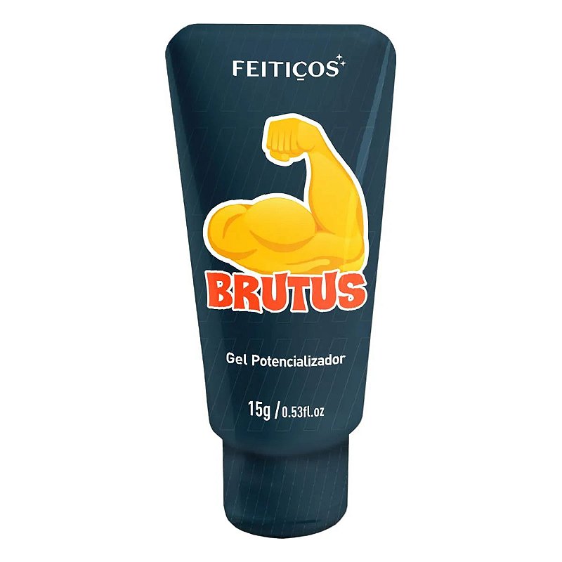 GEL EXCITANTE MASCULINO POTENCIALIZADOR DE EREÇÃO BRUTUS 15g (LINHA10/10)